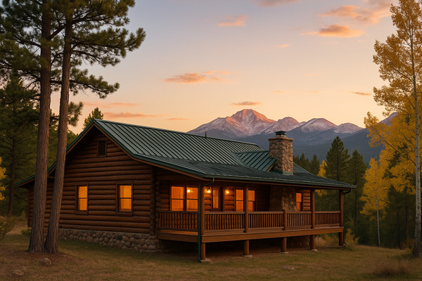 3BR rental in Estes Park — Estes Park Fall River — 3BR cabin with views